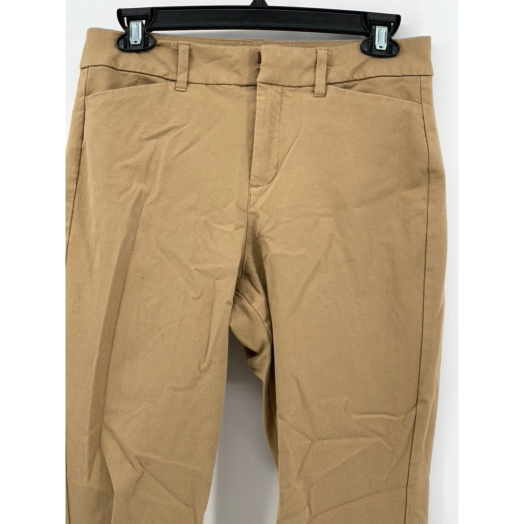 OLD NAVY Women's Tan Teakwood High-Rise Pixie Skinny Pants SZ 6