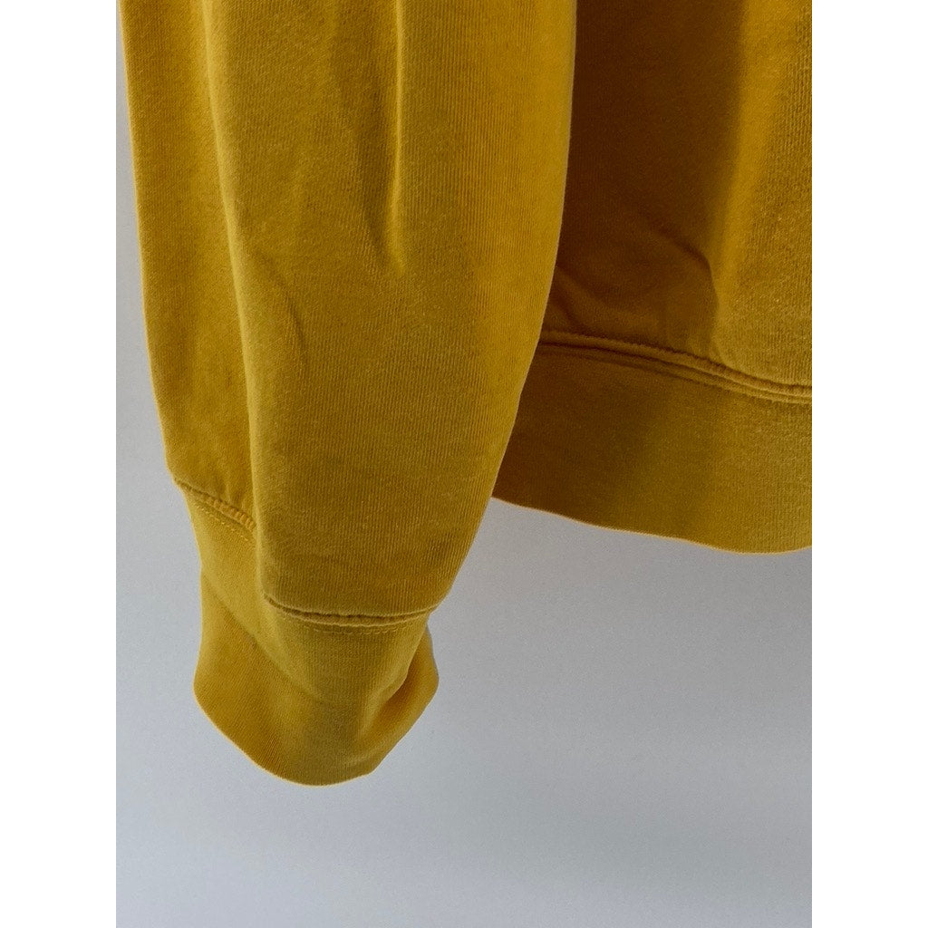 EVERLAST SPORT Men's Mustard Yellow Crewneck Long Sleeve Casual Sweatshirt SZ L