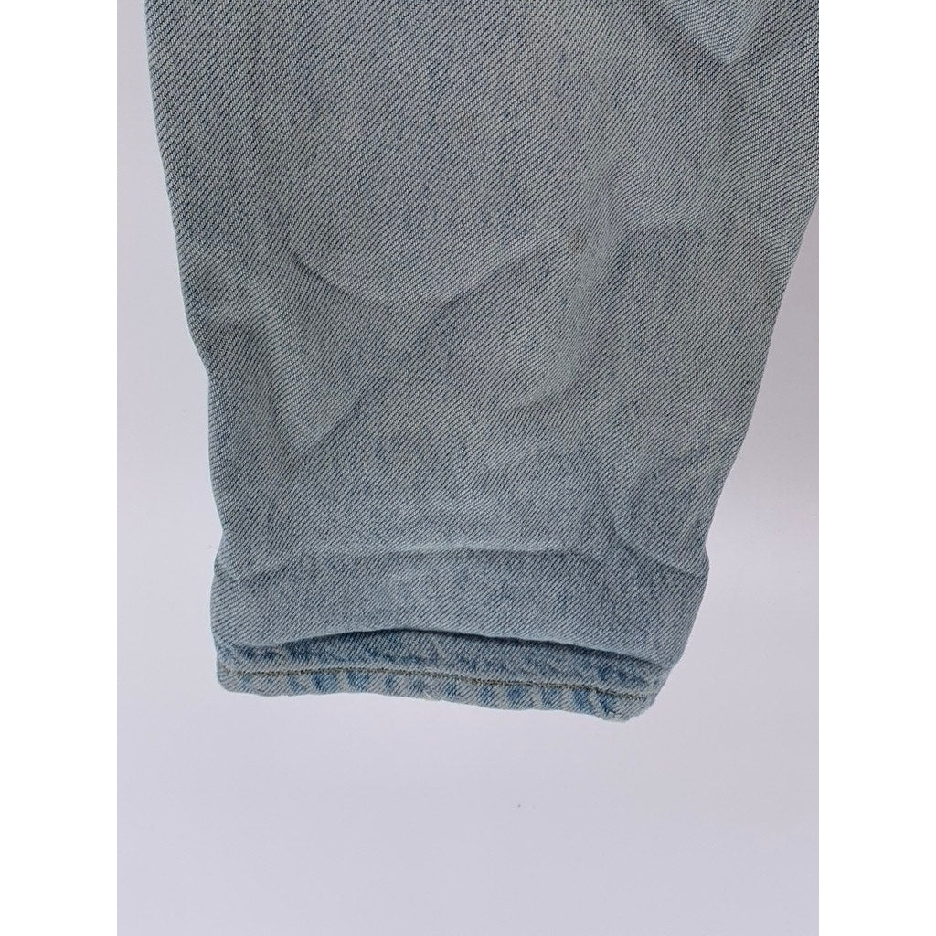 TOPSHOP MOTO Women's Light Wash Denim Mom Jeans SZ 28
