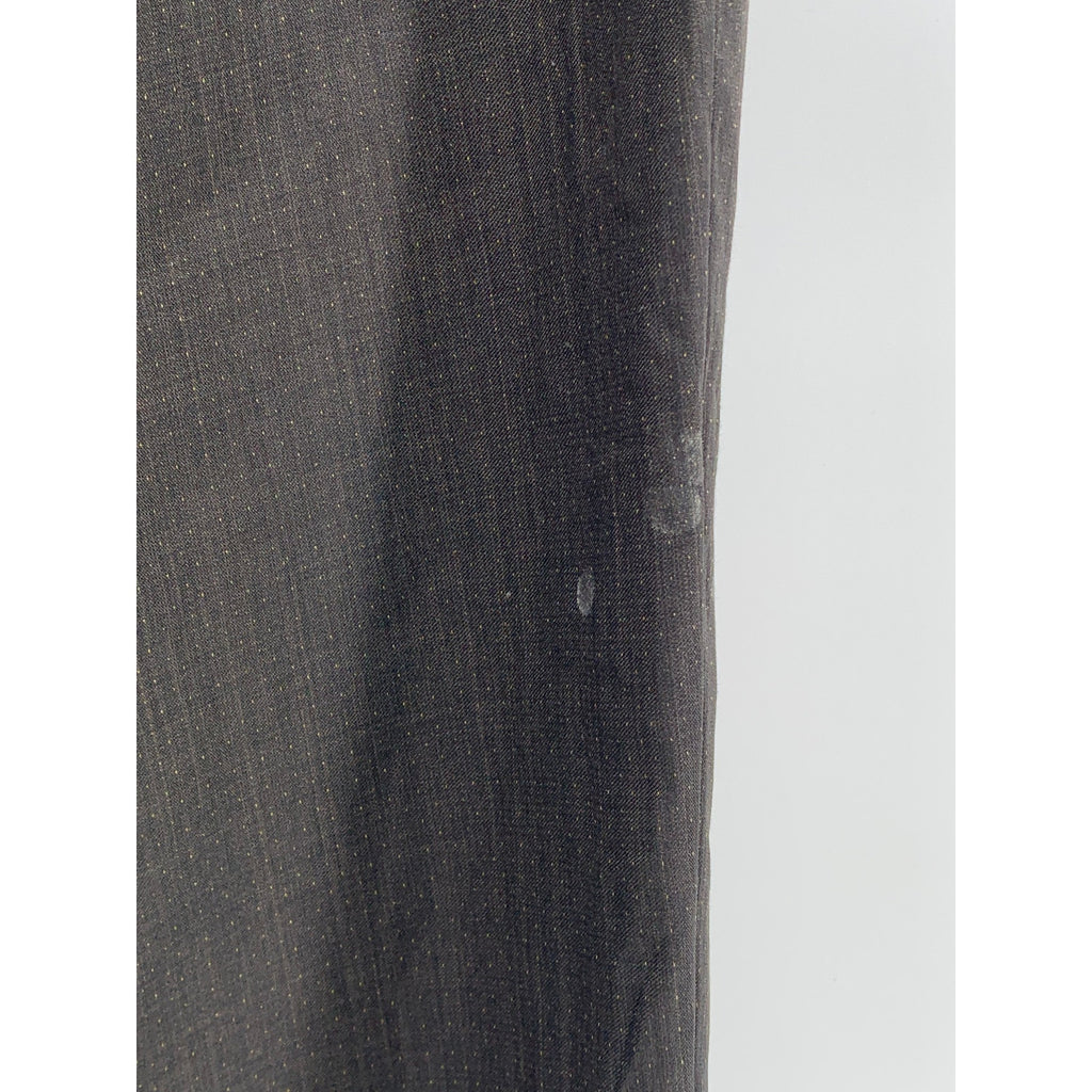 SINACOVA Men's Brown Solid Straight-Leg Regular-Fit Dress Pants SZ 30