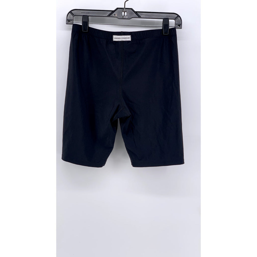 UNDER ARMOUR Women's Black Compression Biker Shorts SZ L