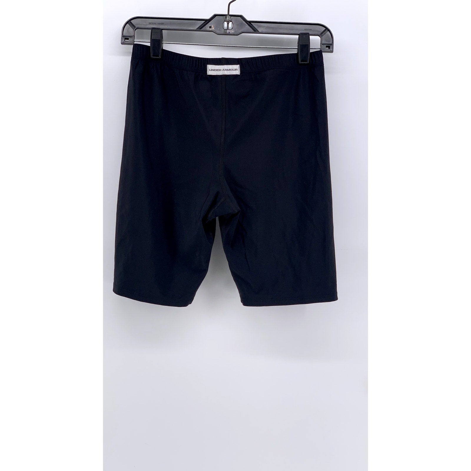 UNDER ARMOUR Women's Black Compression Biker Shorts SZ L