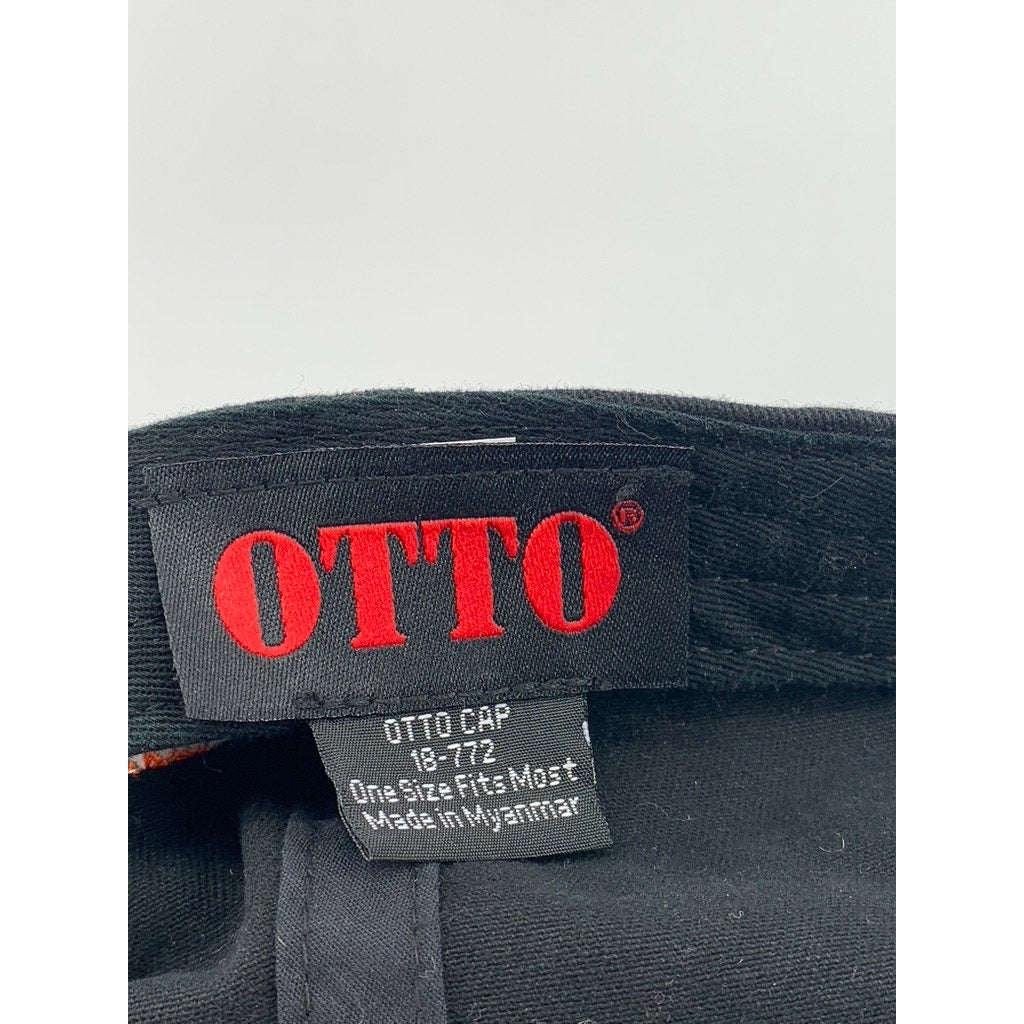 OTTO Men's Black-Blue Embroidered Graphic Absolute Power Adjustable Hat SZ OS