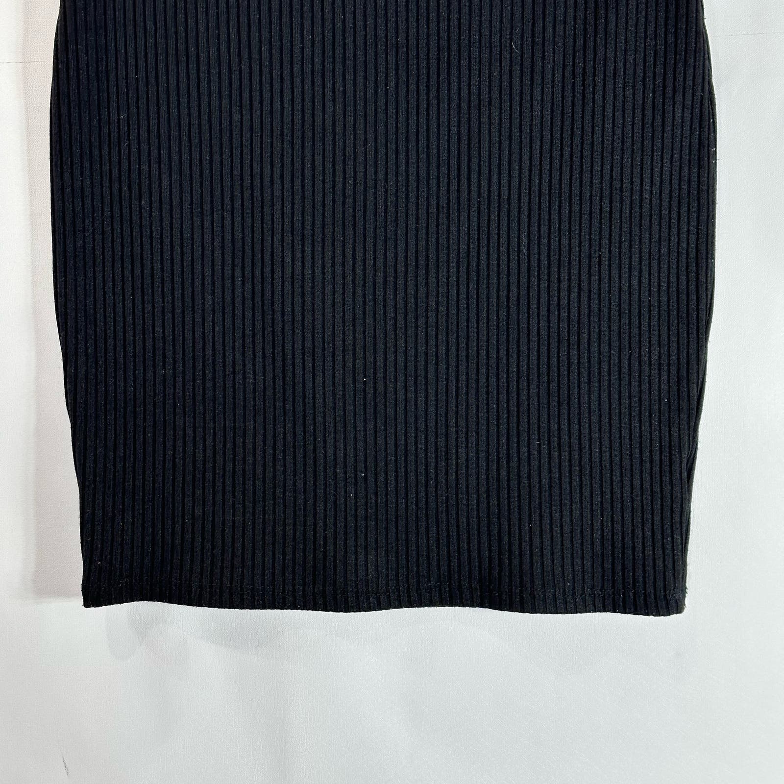 KENDALL & KYLIE Women's Black Ribbed One-Shoulder Bodycon Mini Dress SZ XS