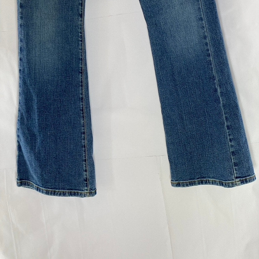 LEVI'S Women's Vintage Blue 519 Low Rise Flare Denim Five-Pocket Jean SZ 5