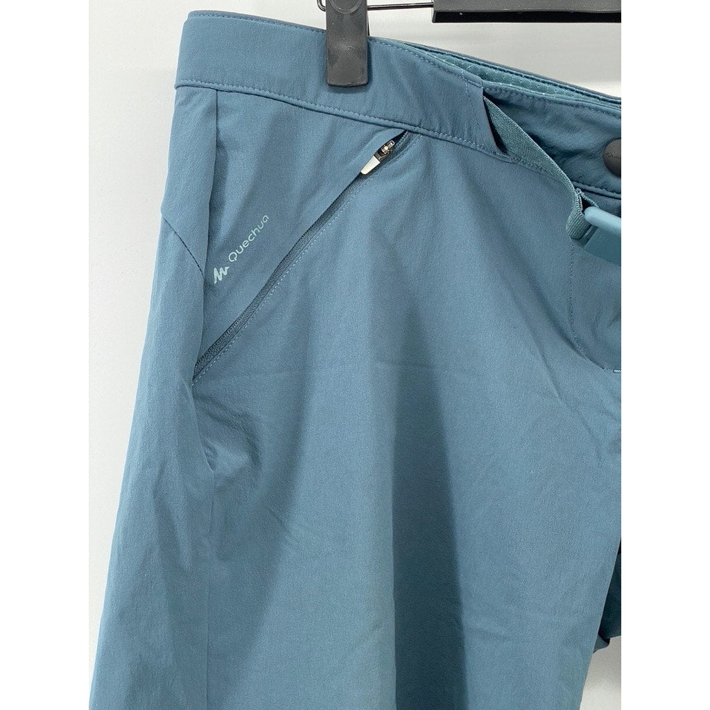 UNBRANDED Men's Blue Buckle Lightweight Mesh Shorts SZ 36