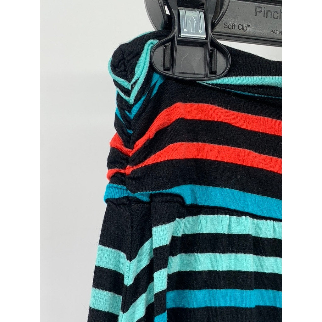 MERONA Women's Multicolor Striped A-Line Maxi Skirt SZ M