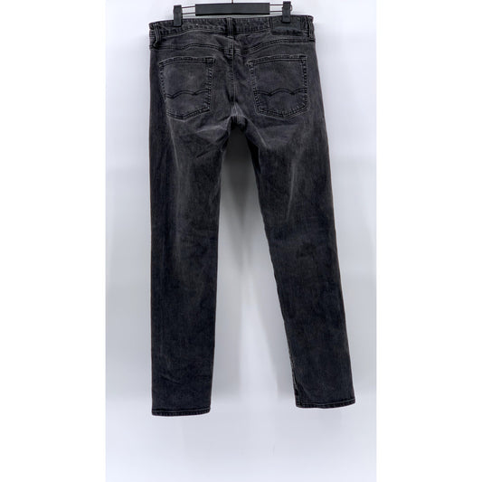 AMERICAN EAGLE OUTFITTERS Men's Black Extreme Flex 4 Slim-Fit Jeans SZ 31X32