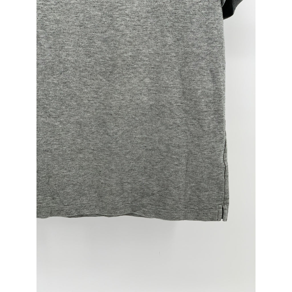 UNIQLO Men's Light Gray Short Sleeve Pique Polo Shirt SZ L
