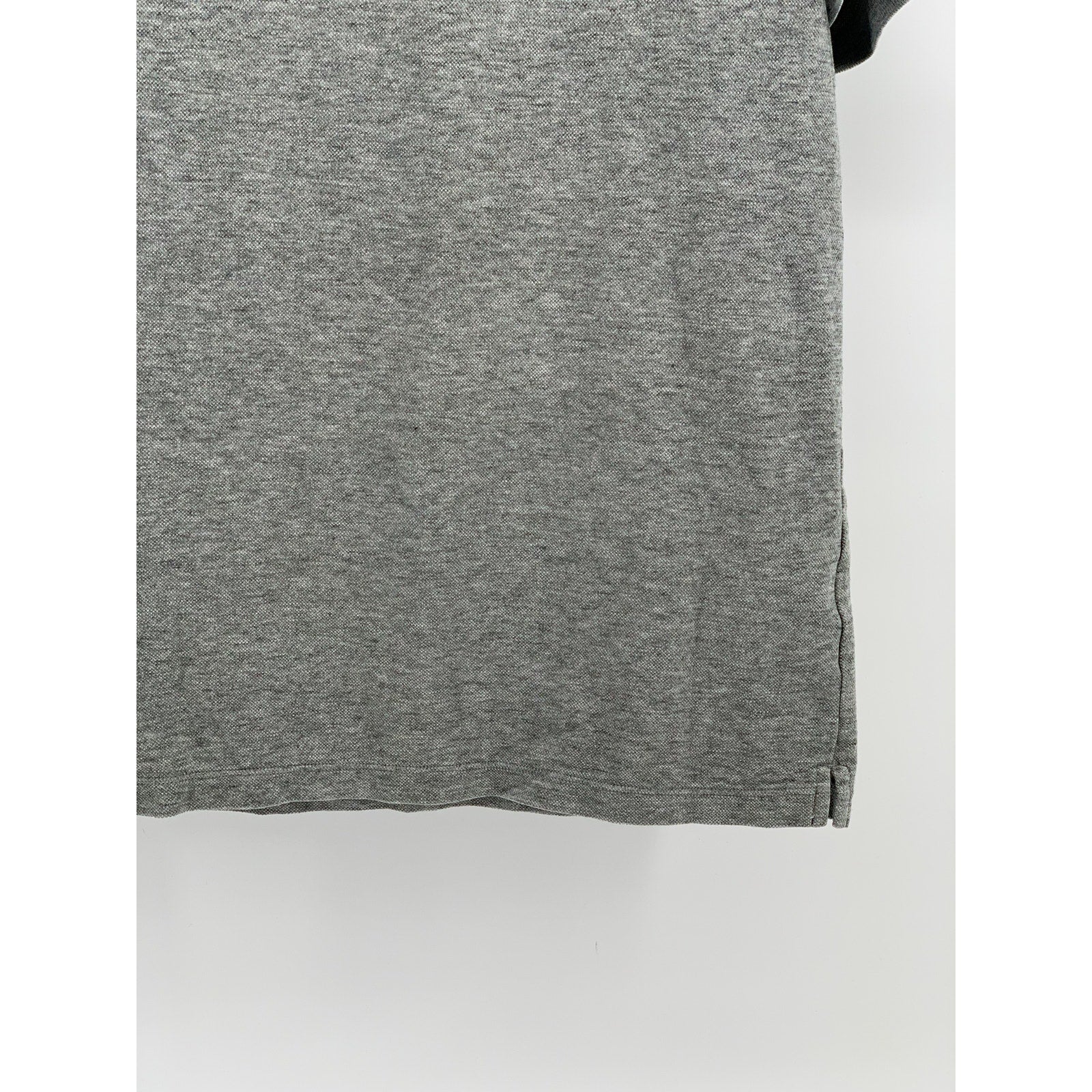 UNIQLO Men's Light Gray Short Sleeve Pique Polo Shirt SZ L