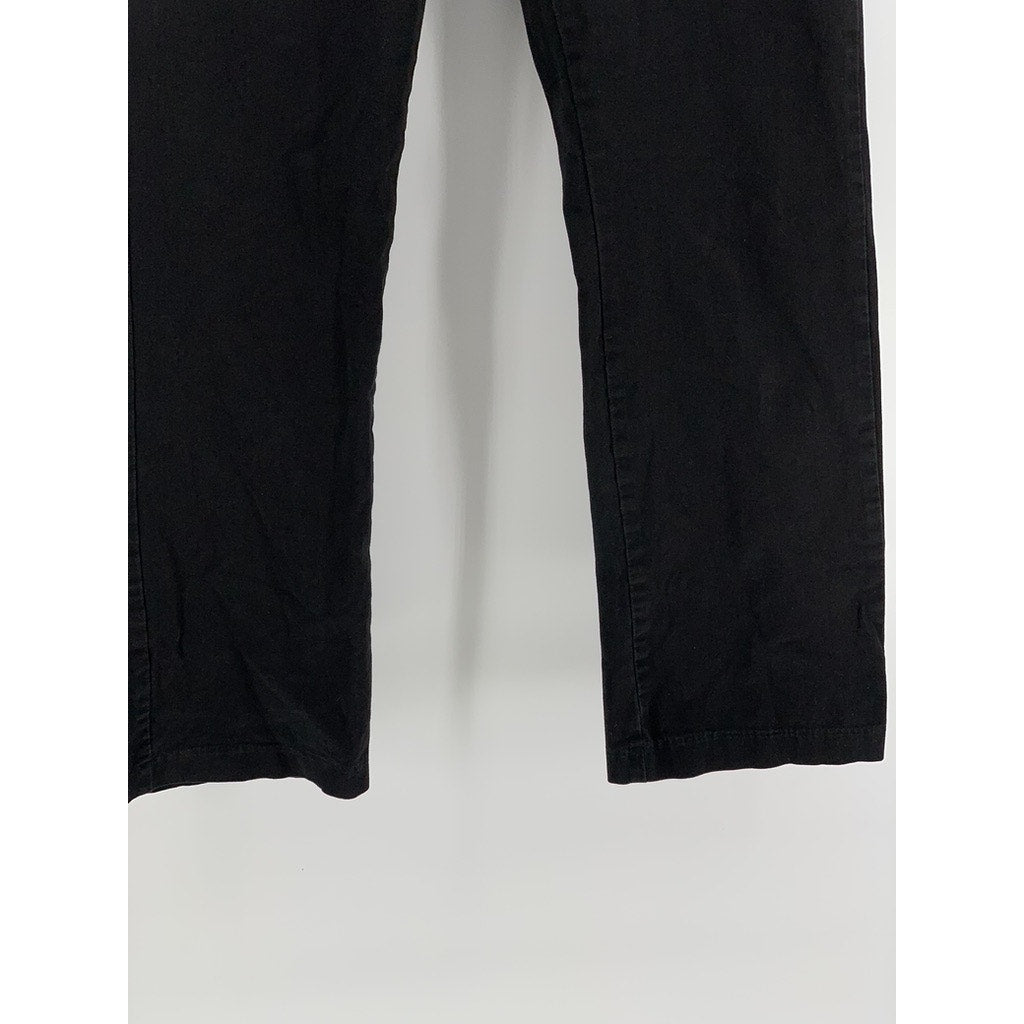LEE Women’s Black Perfect Fit Straight-Leg Pants SZ 10