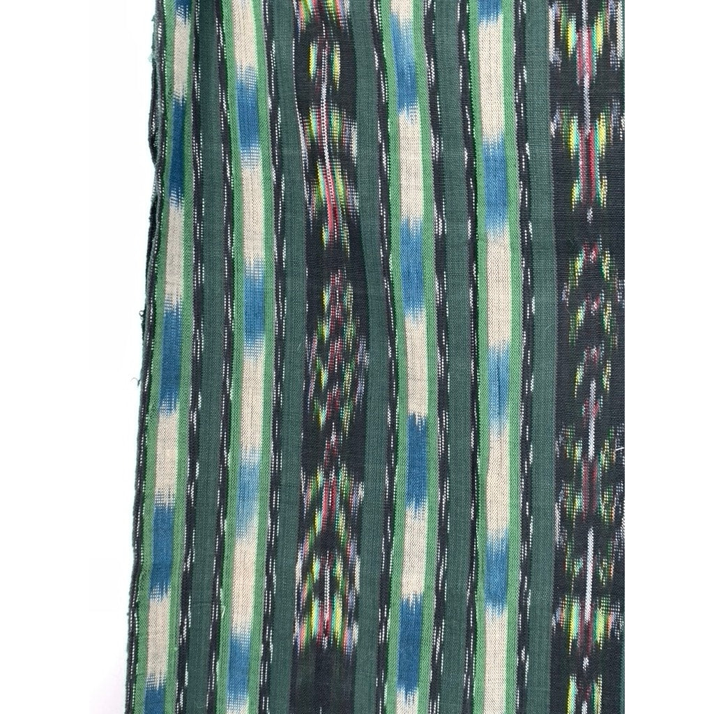 UNBRANDED Green Knit Boho Print Fabric Table Cloth