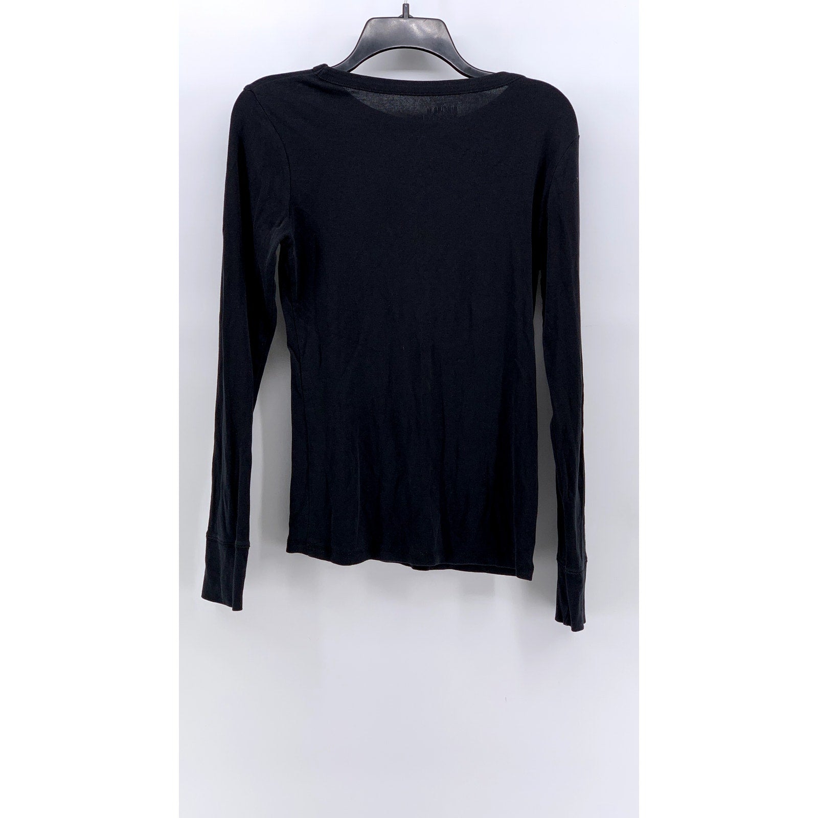 MOSSIMO SUPPLY CO. Women's Black Crewneck Long Sleeve Top SZ M
