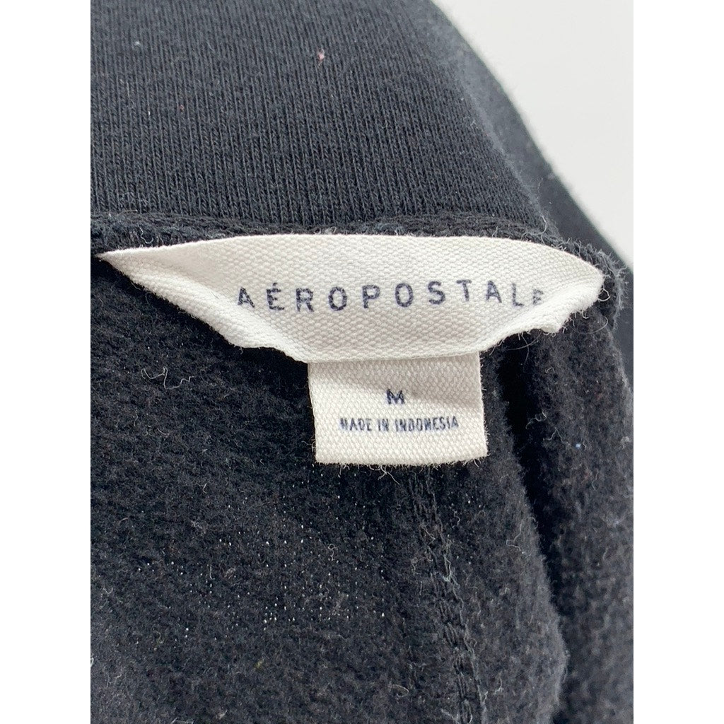 AEROPOSTALE Women's Black Logo Casual Sweatpants SZ M