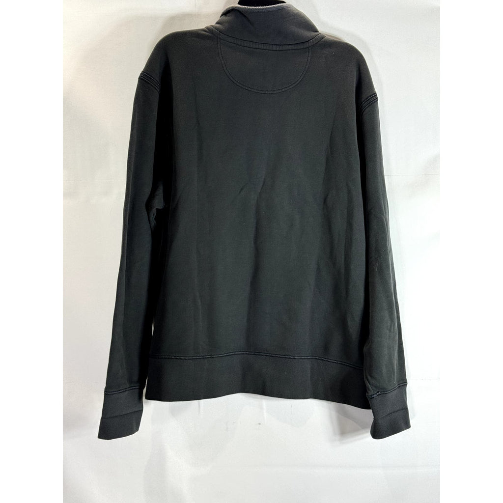 TOMMY BAHAMA Women's Black Henley Pullover Thumbhole Sweater SZ XL