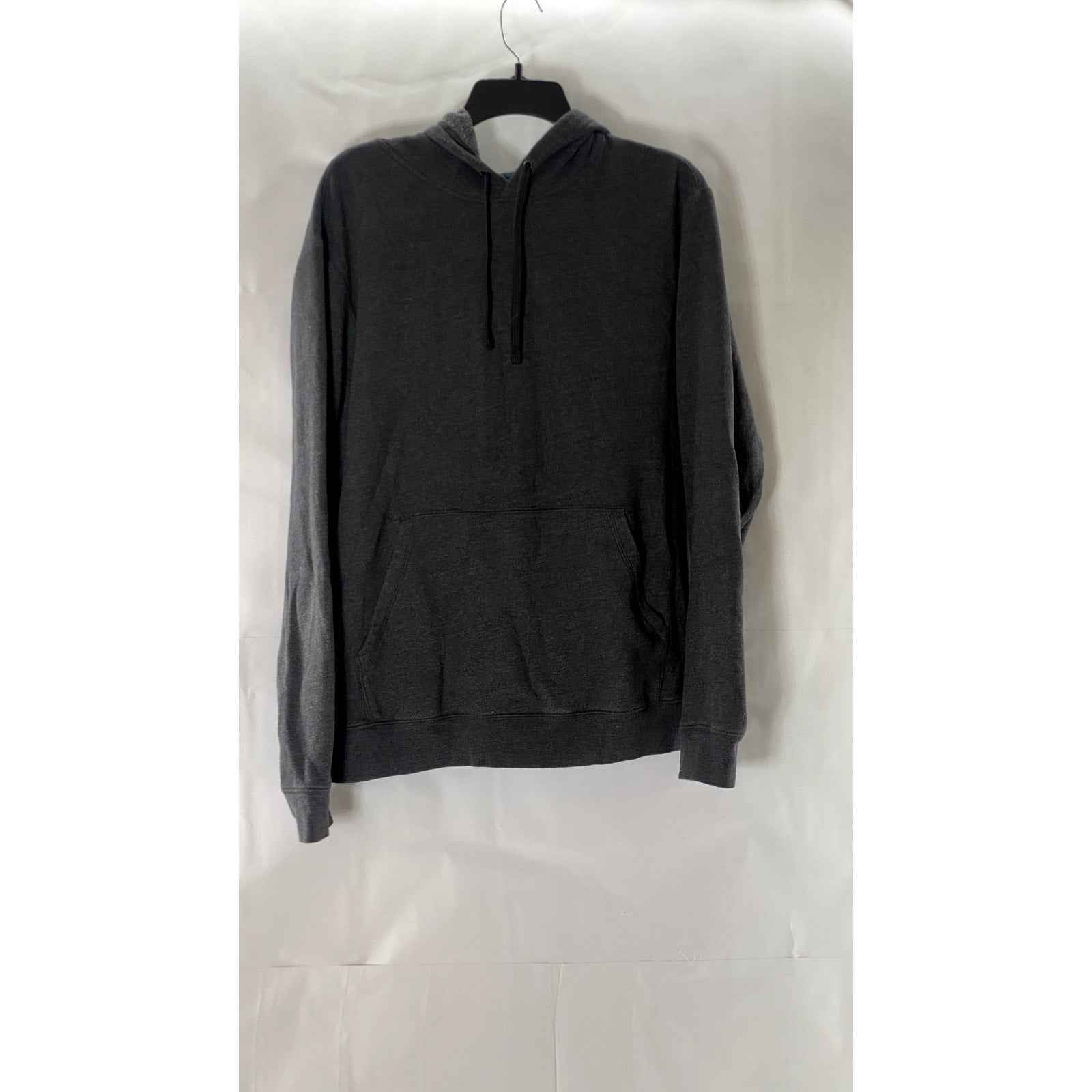 TEK GEAR Men's Gray Heather UltraSoft Fleece Lightweight Pullover Hoodie SZ L