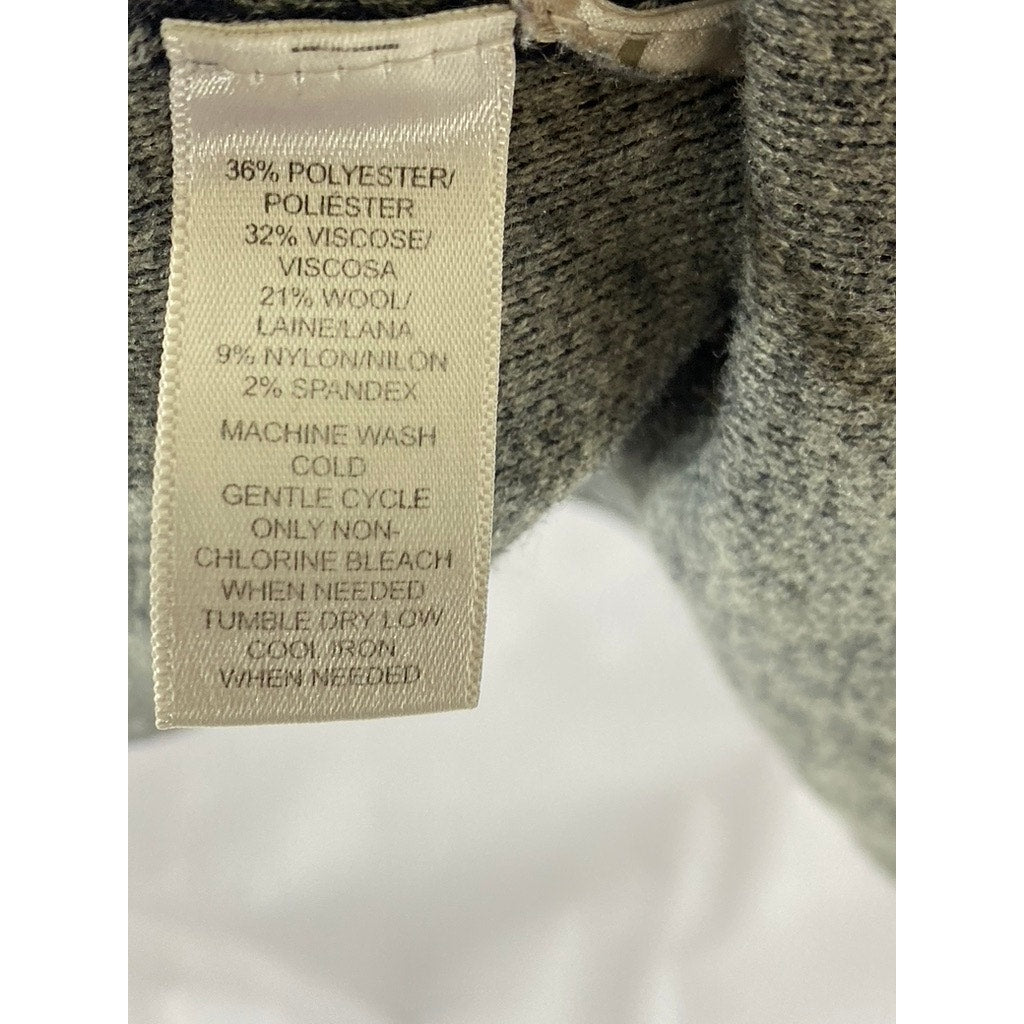 ANN TAYLOR LOFT Women’s Navy Blue Mock-Neck Sweater SZ S