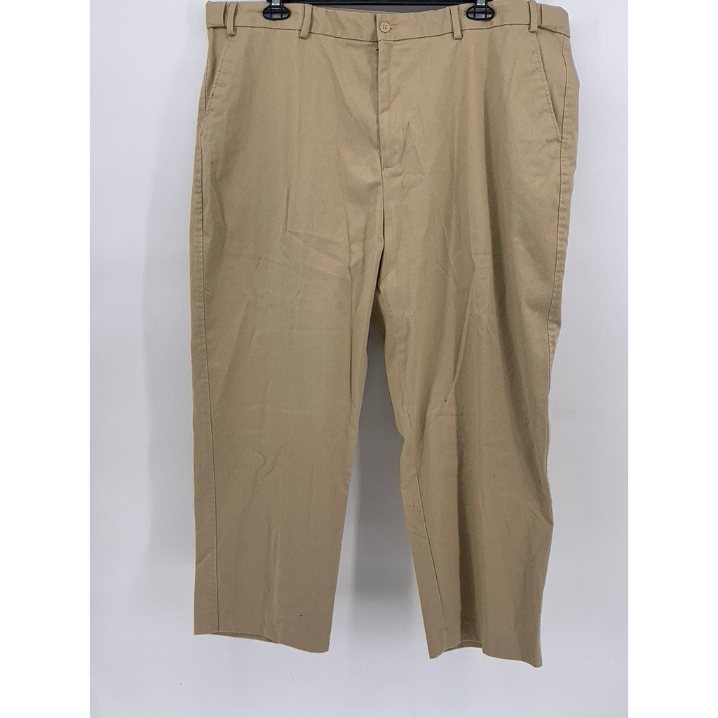 JOHN BLAIR Men's Tan Solid Short Dress Pant SZ 42S