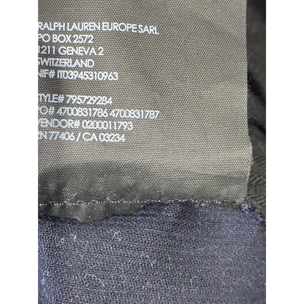 CLUB MONACO Women's Dark Blue 1985 Extra Slim-Fit Five-Pocket Corduroy Pant SZ32