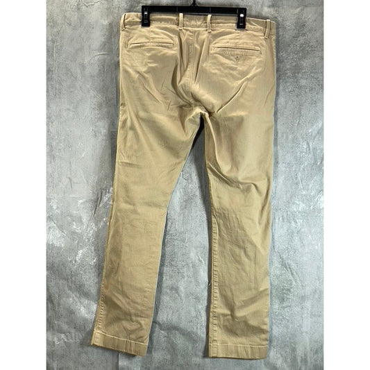 J.CREW Men's British Khaki Flex Slim-Fit Chino Pants SZ 34X32