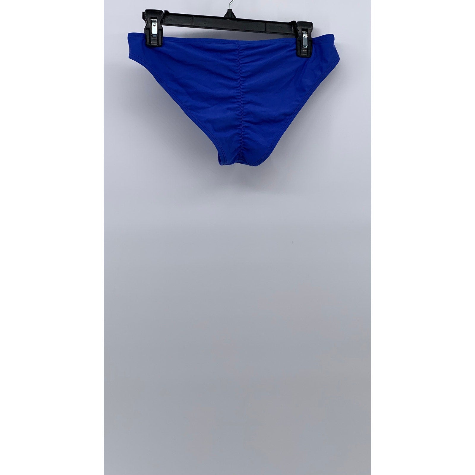 XHILARATION Women's Royal Blue Ruched Pull-On Cheeky Swim Bottoms SZ M