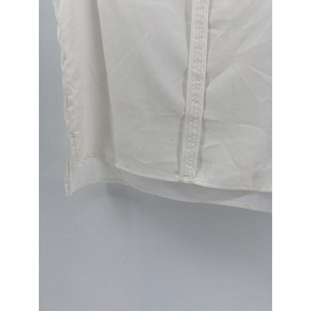 H&M Women's White V-Neck Sleeveless Top SZ 10