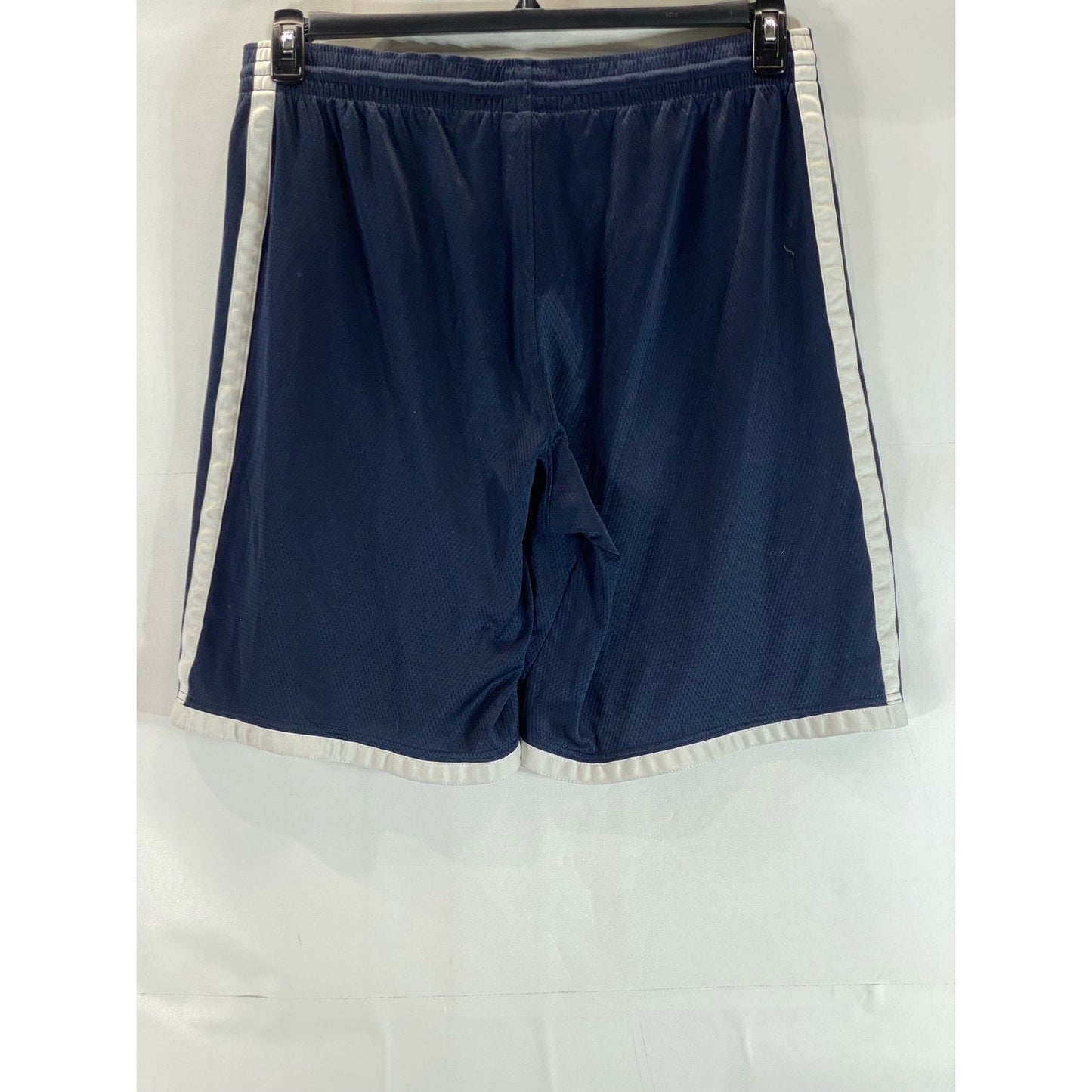 NIKE Men's Navy/White Dri-Fit Elastic Waist Pull-On Basketball Shorts SZ L