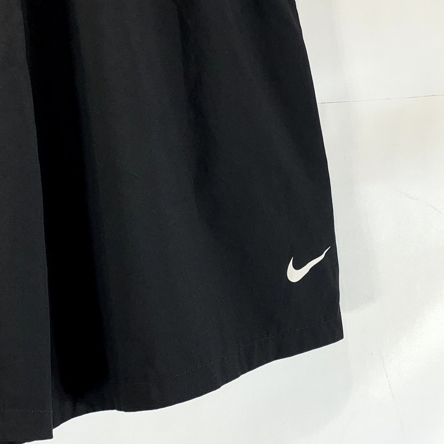 NIKE Men's Black Elasticized Drawstring Waist Dri-Fit Active Shorts SZ L