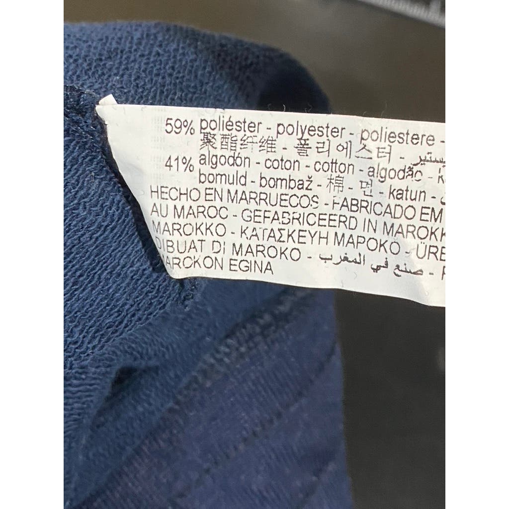 ZARA Men's Navy/White Striped Drawstring Pull-On Sweatpants SZ XL