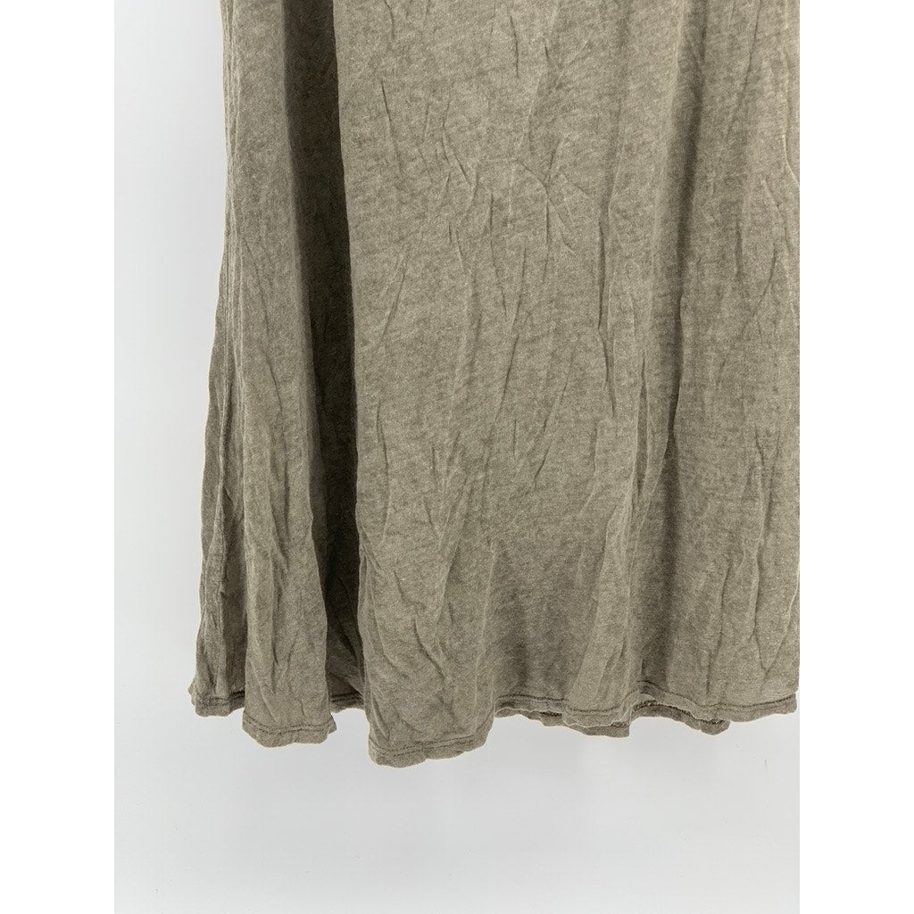 HOTEL PARTICULIER Women's Brown Knit Scoop-Neck Sleeveless Casual Tank Top SZ XL