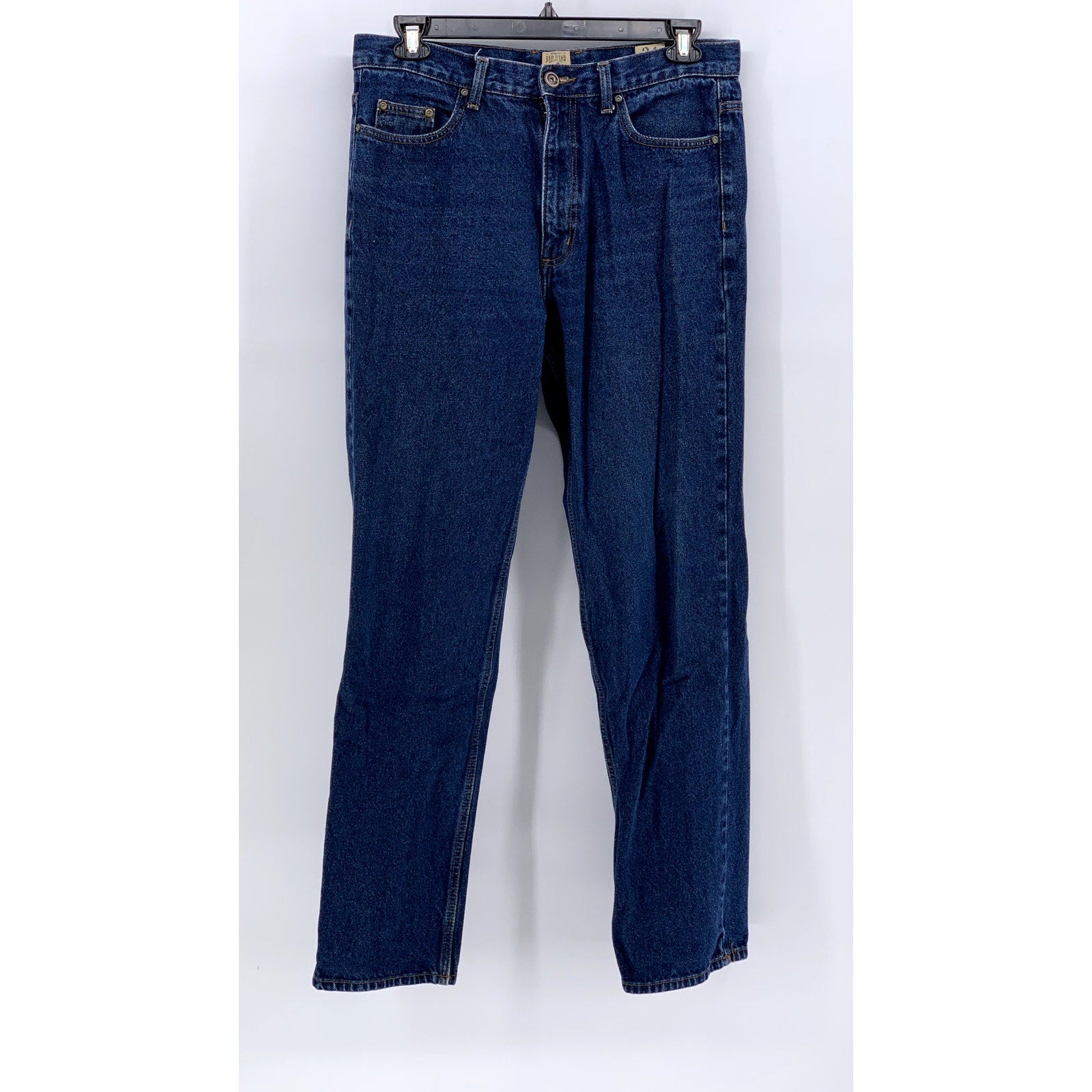 BASS PRO SHOPS REDHEAD BRAND Men's Blue Denim Straight Leg Jeans SZ 34X34