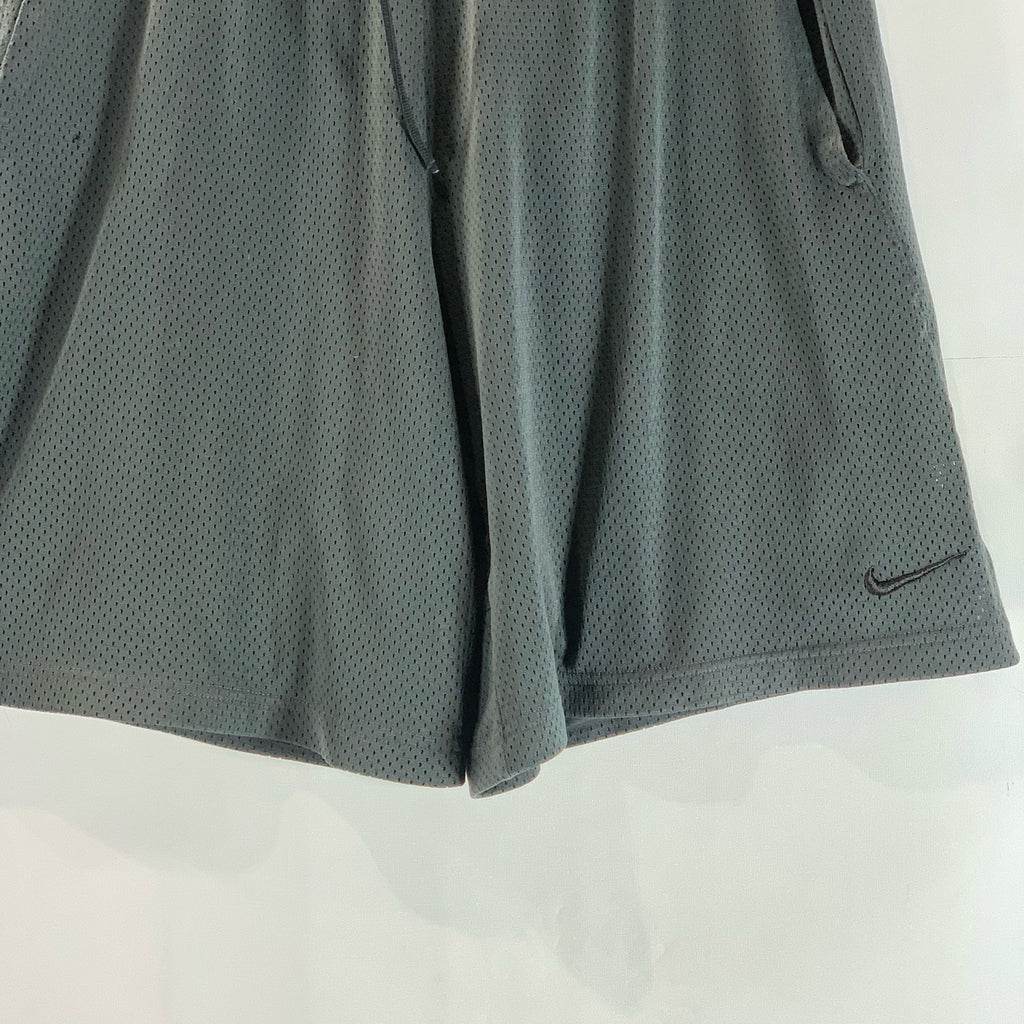 NIKE Men's Black Dri-fit Perforated Pull-On Drawstring Active Shorts SZ XL