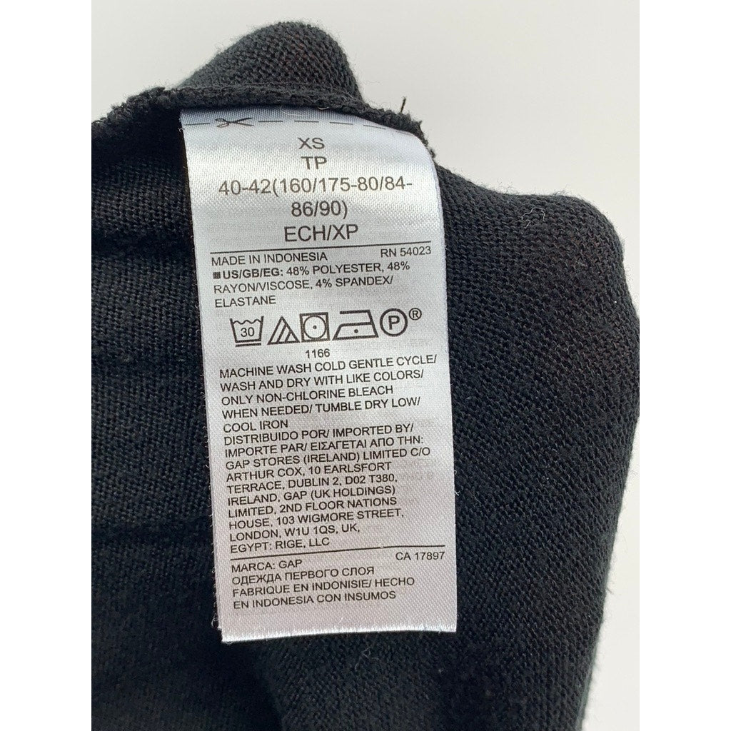 LOVE BY GAP Women's True Black Knit Casual Jogger SZ XS