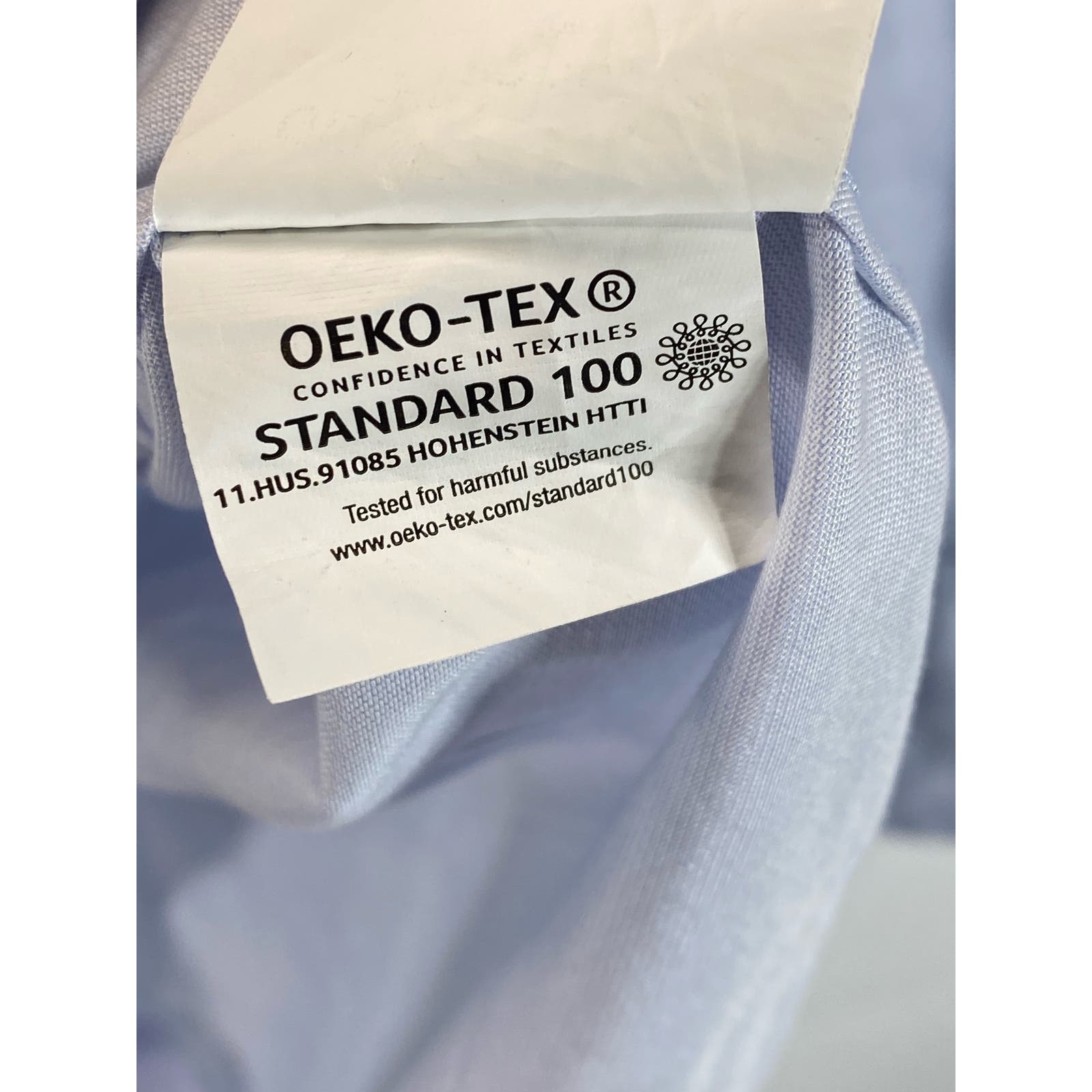 TOMMY HILFIGER Men's Light Blue TH Flex Supima Regular-Fit Stretch Shirt SZ 16