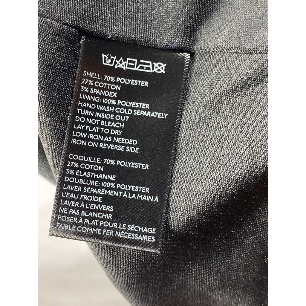 SILENCE & NOISE Women's Black-White Plaid Zipper-Pocket Mini Skirt SZ 12