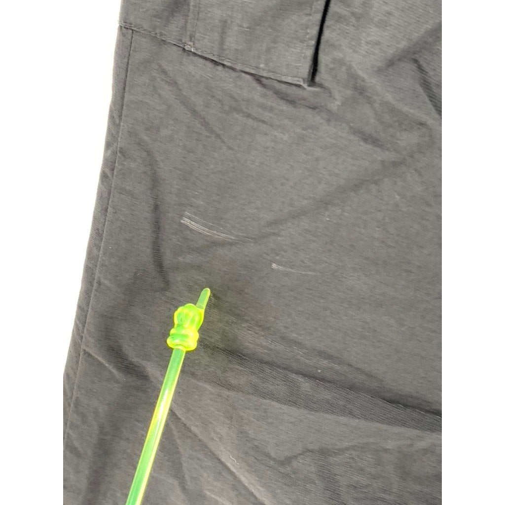 COLUMBIA Kids' Black Solid Cargo Straight-Leg Snow Pant SZ 10/12