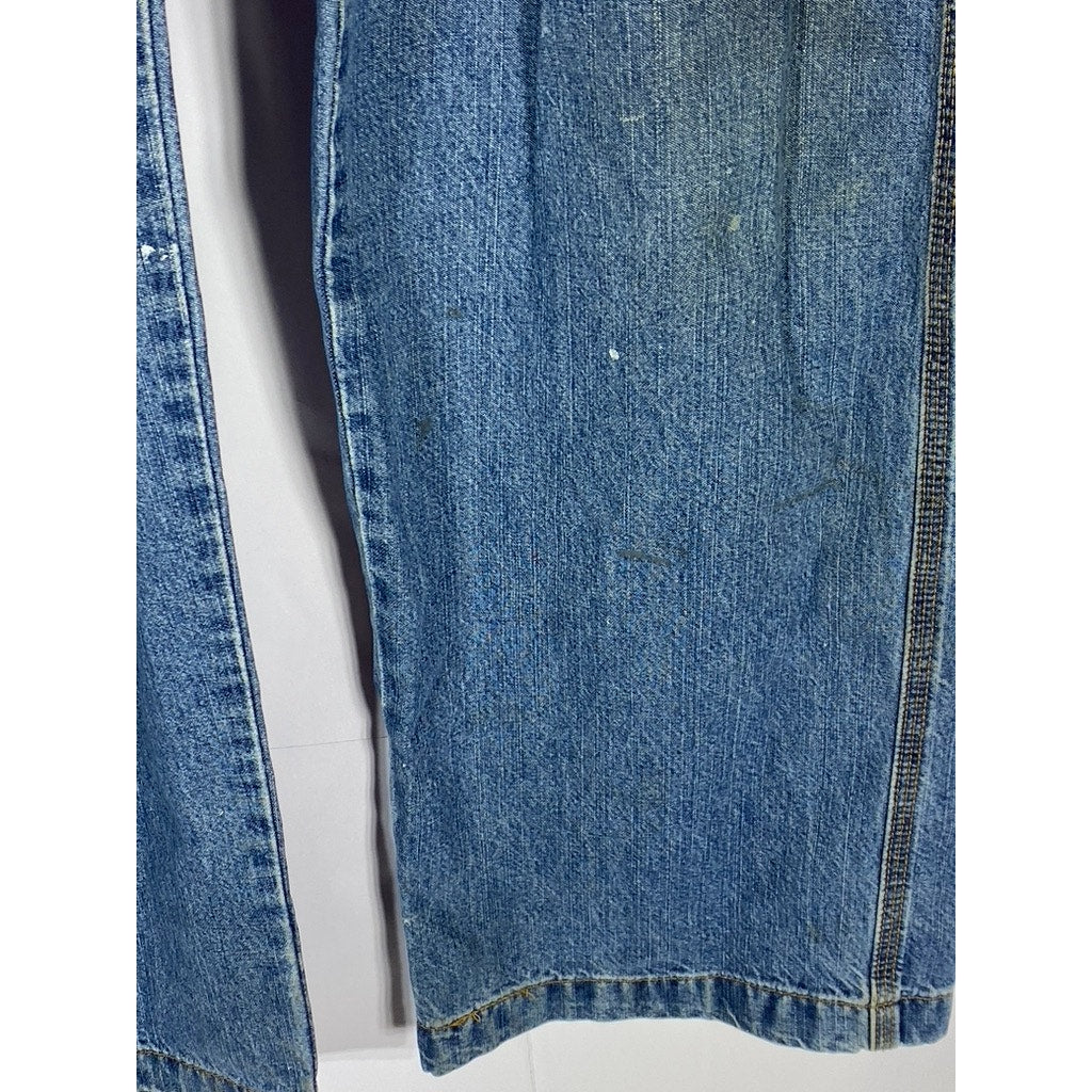 LEVIS STRAUSS SIGNATURE Men's Vintage Blue Straight-Leg Carpenter Jean SZ 36X34