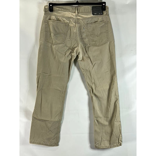 LEVI'S Men's Chinchilla Soft Washed Twill 514 Straight Five-Pocket Jean SZ 36X30