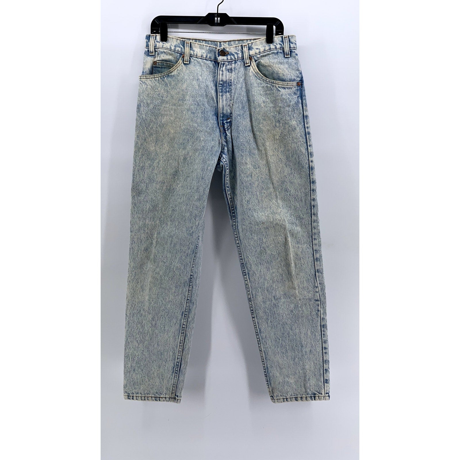 LEVI'S Men's Light Wash VIntage 575 Orange Tab Slim-Leg Jeans SZ 33X30