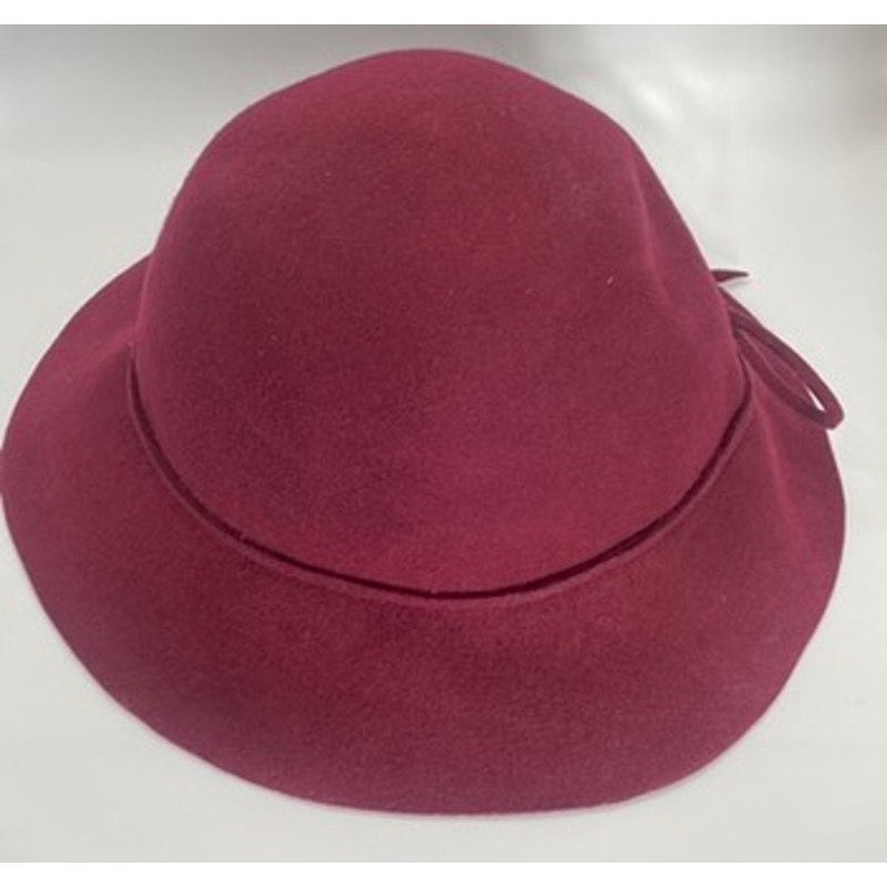 CALLANAN MILLENARY Women's Burgundy American Style Wool Hat OS