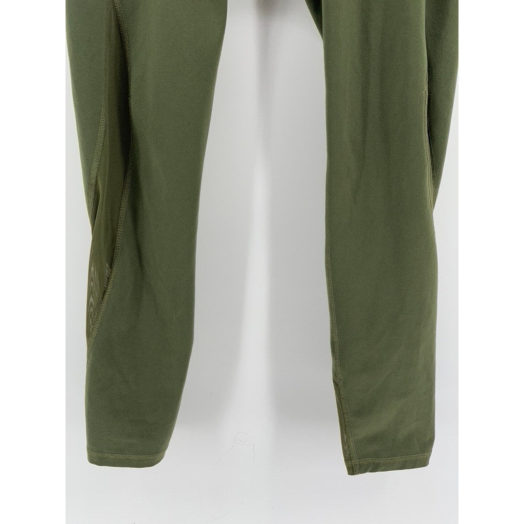 OLD NAVY ACTIVE Women's Go Dry Olive Sports Exercise Elevate Legging SZ M