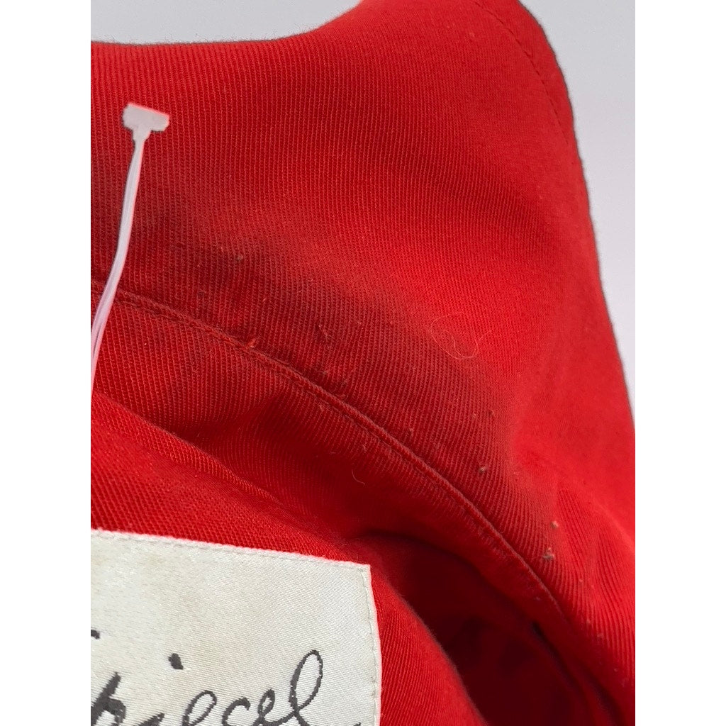 SPIEGEL Women's Vintage Red Double-Breasted Long Sleeve Trench Coat SZ 12