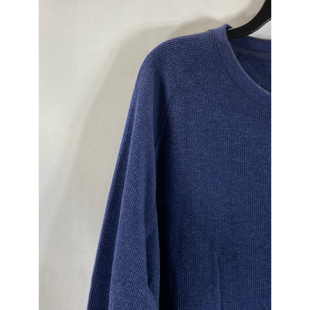 BANANA REPUBLIC Men's Dark Blue Crewneck Lightweight Pullover Sweater SZ L