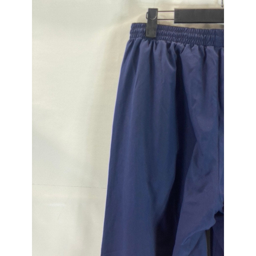 PUMA Men's Navy Arsenal Zipper-Pockets Pull-On Track Pant SZ M