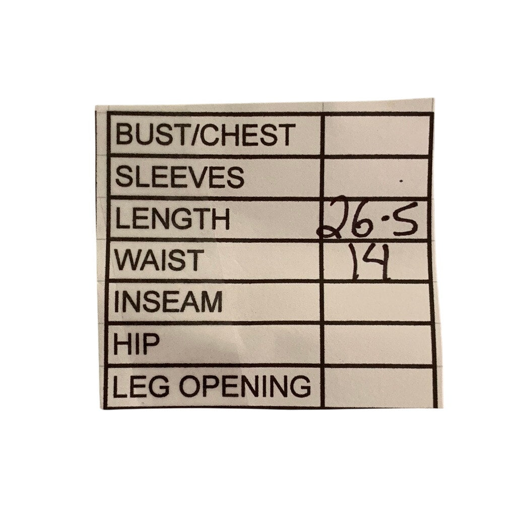 ZAC & RACHEL Women's Orange A-Line Elastic Waist Midi Skirt SZ S