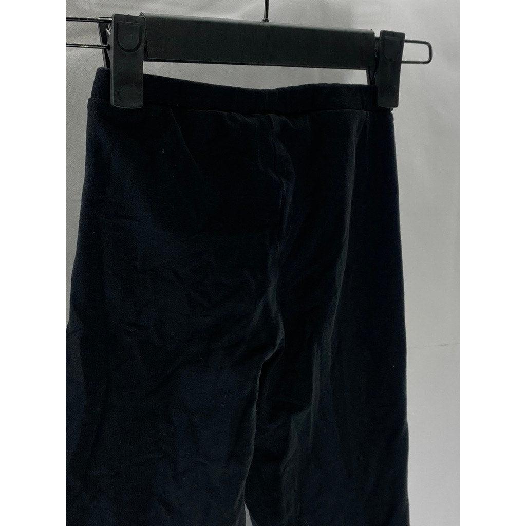 ZARA Girl's Black Solid Elastic Waist Pull-On Biker Shorts SZ 9