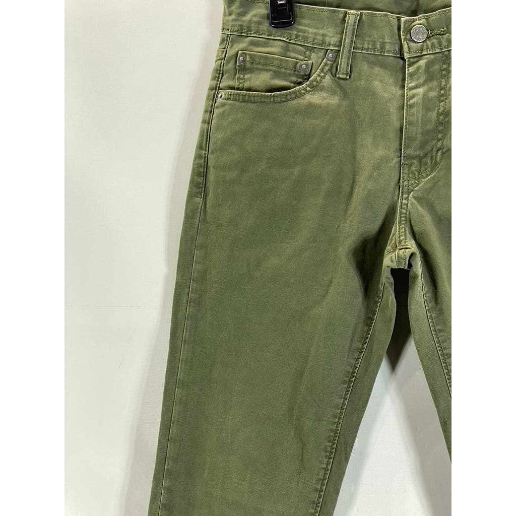 LEVI'S Men's Olive Green 511 Slim-Fit Five-Pocket Jean SZ 30X32