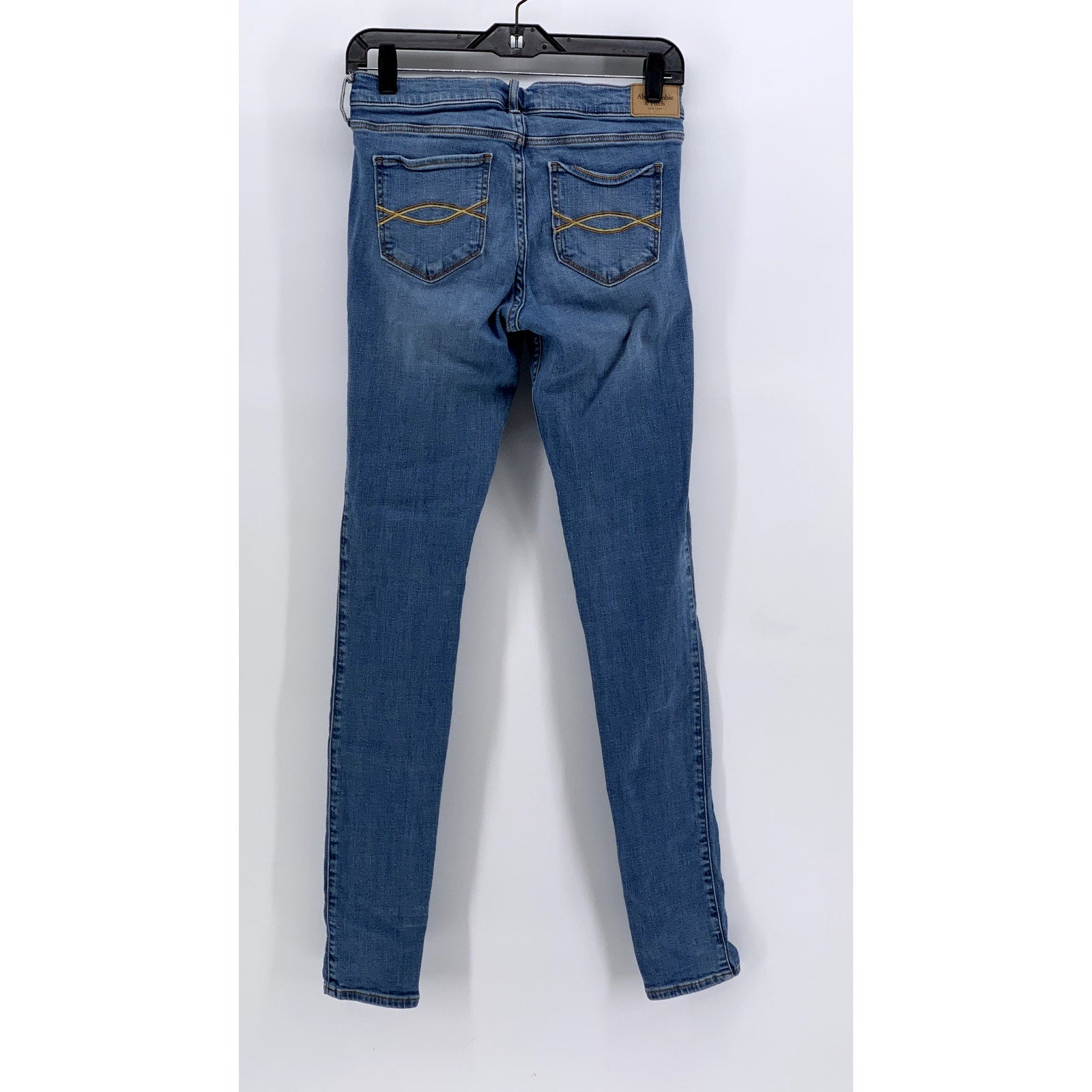 ABERCROMBIE & FITCH Women's Blue Denim Super Skinny Jeans SZ 2