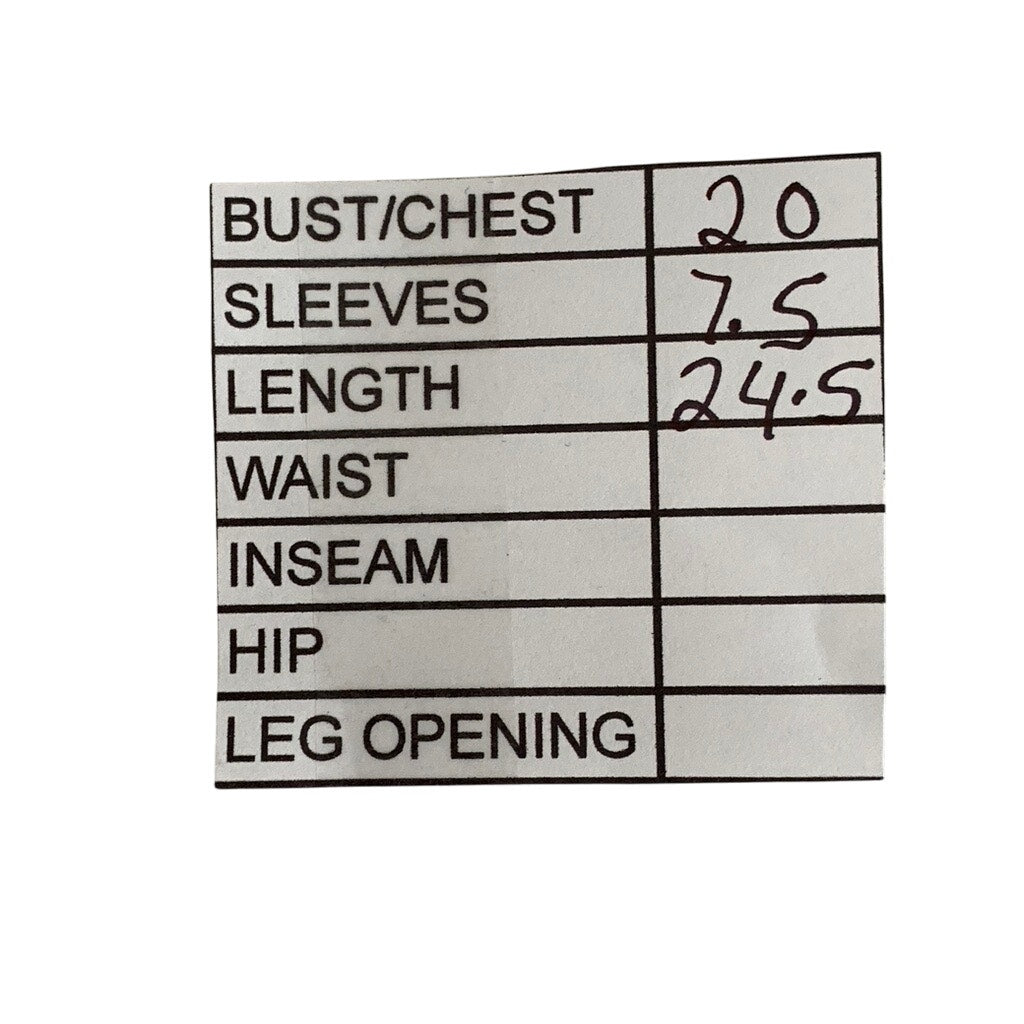 H&M Men's Black-Dark Blue Striped Crewneck Casual Short Sleeve T-Shirt SZ M