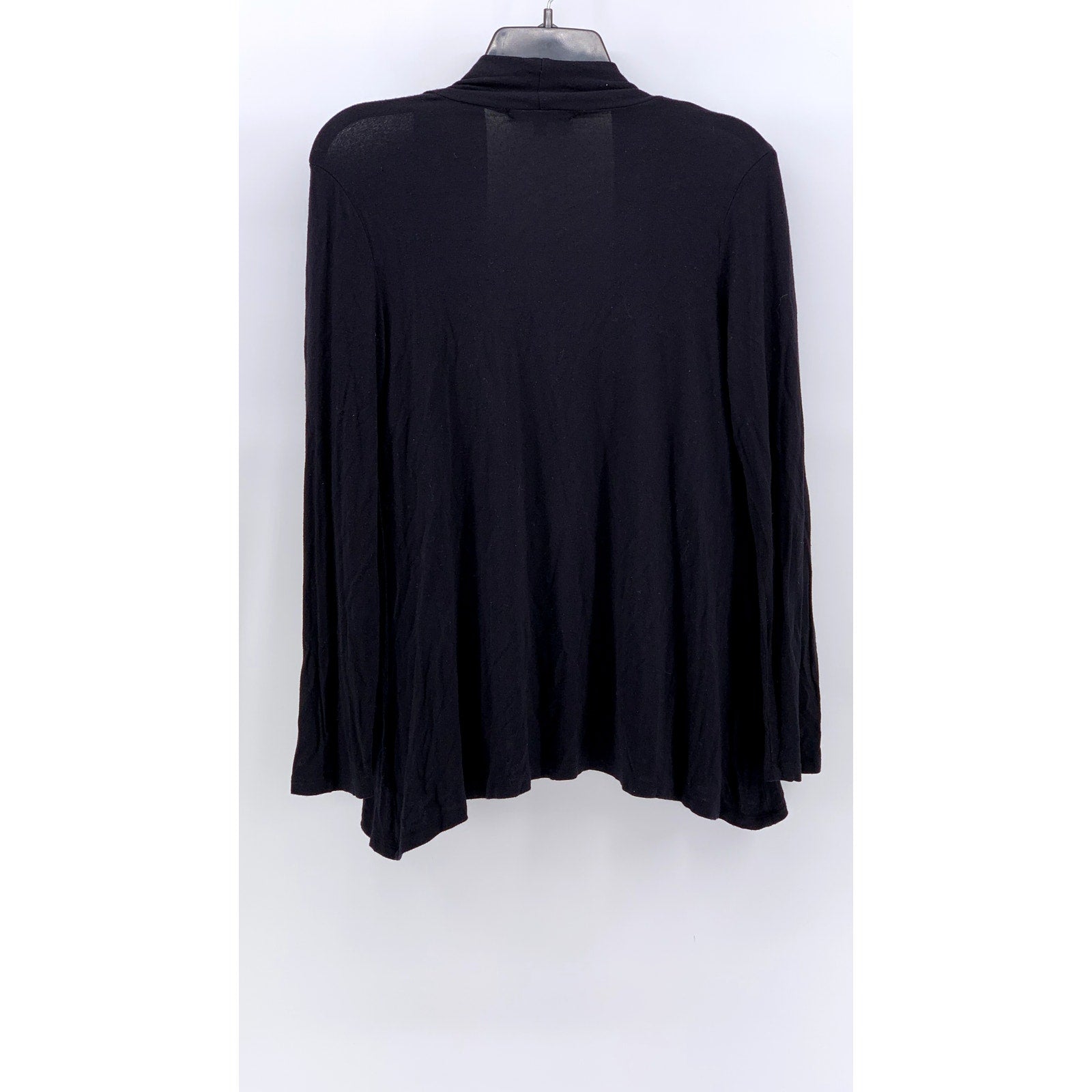 G COLLECTION Women's Black Solid Open-Front Cardigan SZ M
